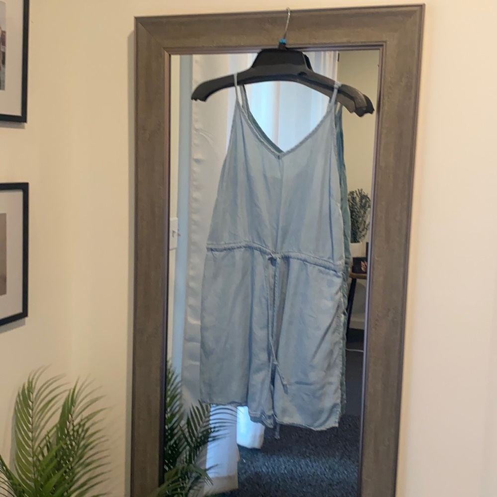 denim romper